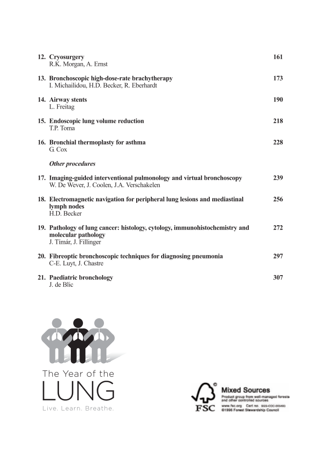 Interventional Pulmonology (out of print) page vii