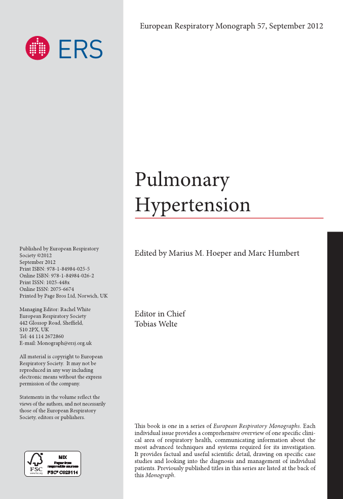 Pulmonary Hypertension page i