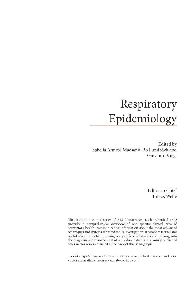 Respiratory Epidemiology page front matter1