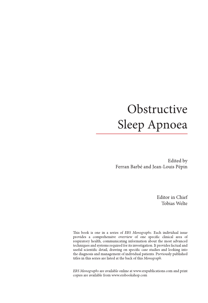Obstructive Sleep Apnoea page 2