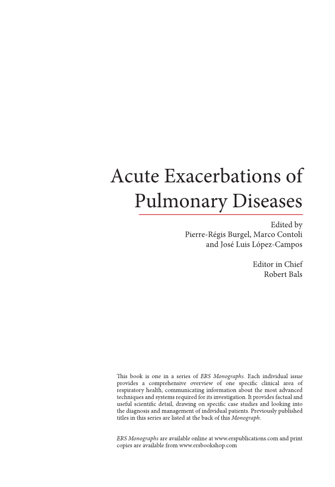 Acute Exacerbations of Pulmonary Diseases page 2
