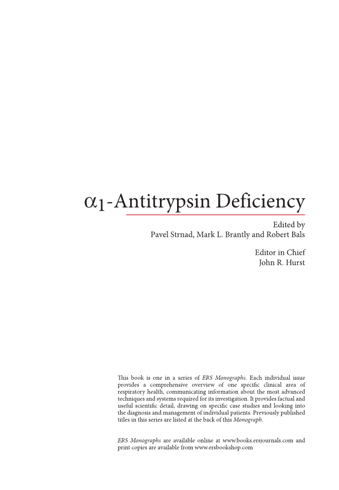 α<sub xmlns="http://www.w3.org/1999/xhtml">1</sub>-Antitrypsin Deficiency page 2