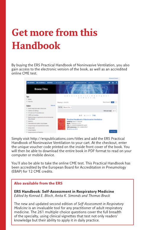 ERS Practical Handbook of Noninvasive Ventilation page xii