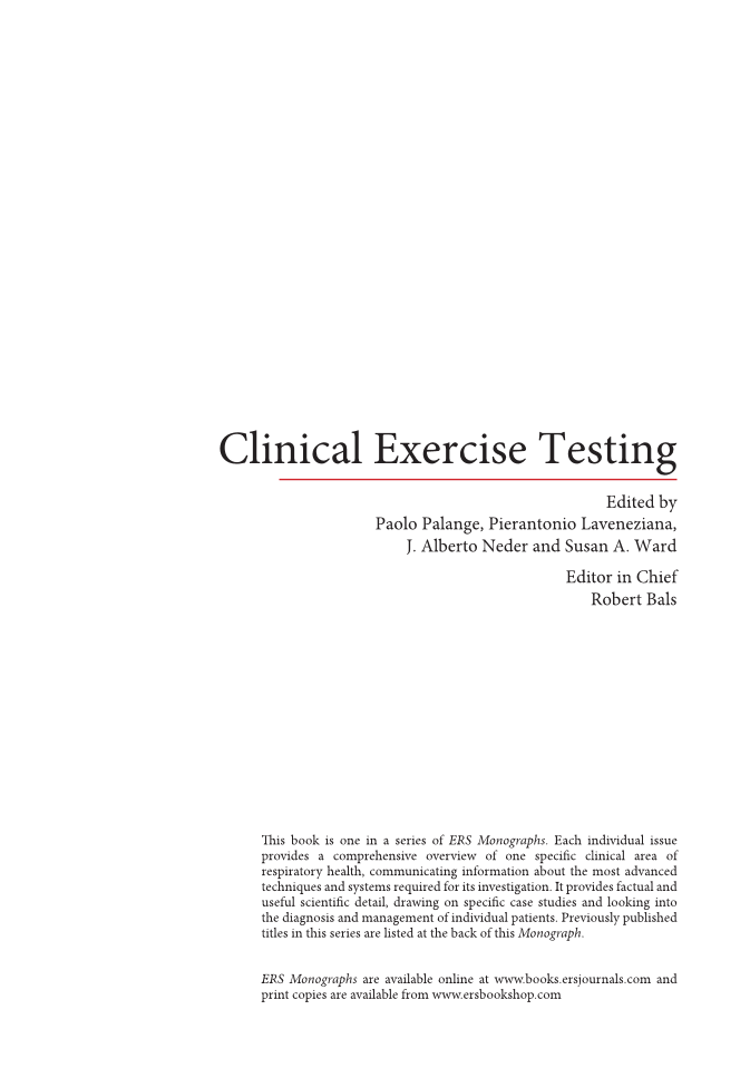 Clinical Exercise Testing page 2