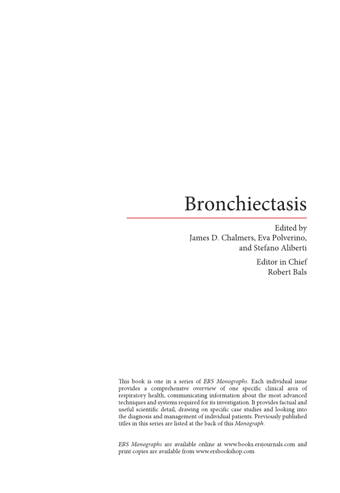 Bronchiectasis page 2