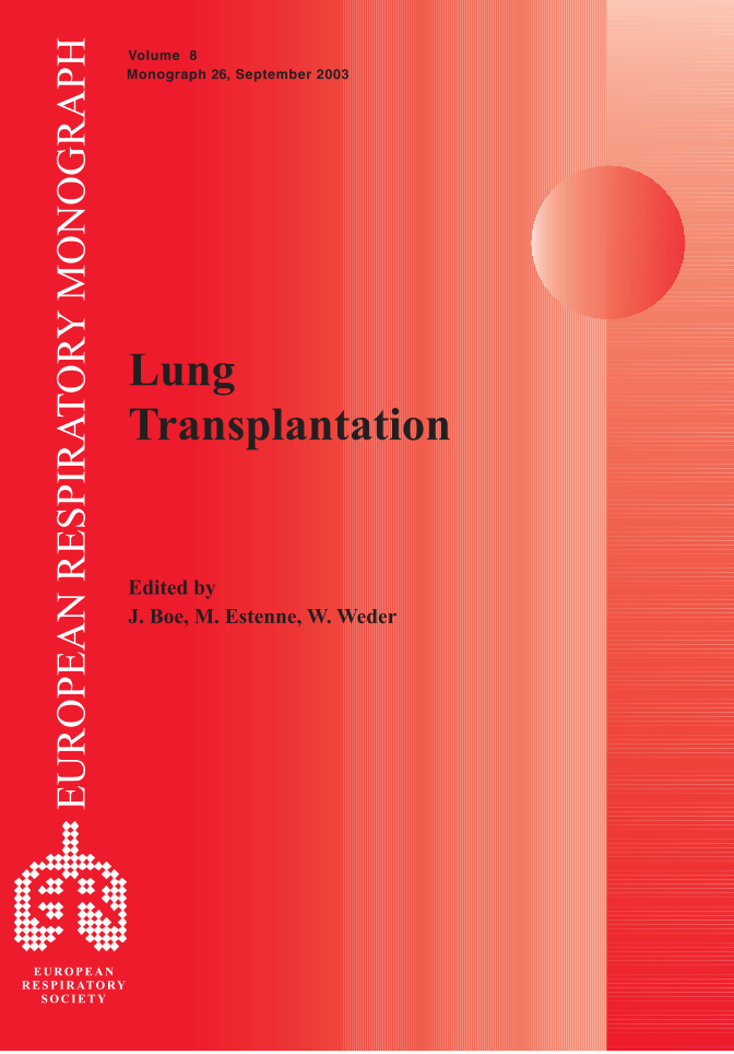 Lung Transplantation (out of print) page front cover1