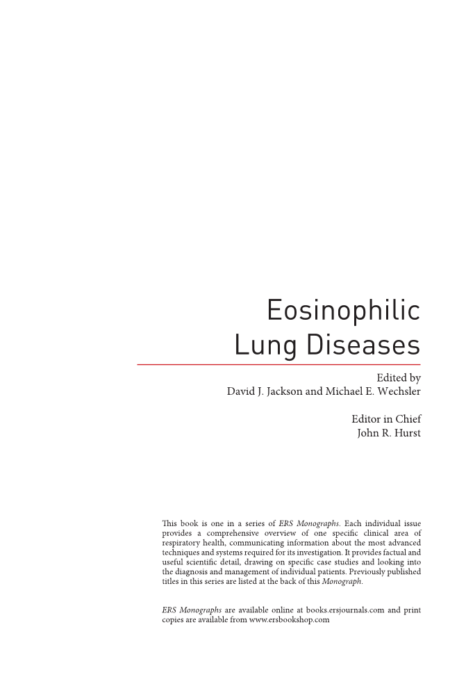 Eosinophilic Lung Diseases page 2