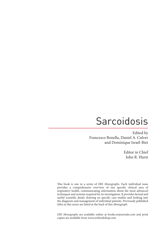 Sarcoidosis page 2