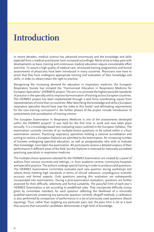 Self-Assessment in Respiratory Medicine (out of print) page iv