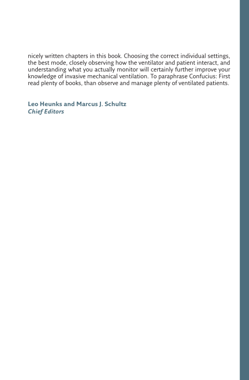 ERS practical Handbook of Invasive Mechanical Ventilation page xvi